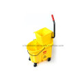 Plastic Side Press Double Bucket Mop Wringer